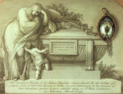 Mourning Card and Memento of Sir Joshua Reynolds by Unbekannt
