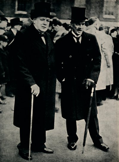 Mr. Chamberlain and Mr. Churchill, 23 February 1940 by Unbekannt