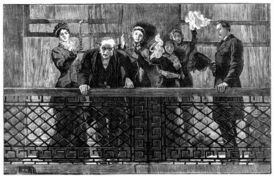 Mr Gladstone Addressing the Crowd from the Balcony by Unbekannt
