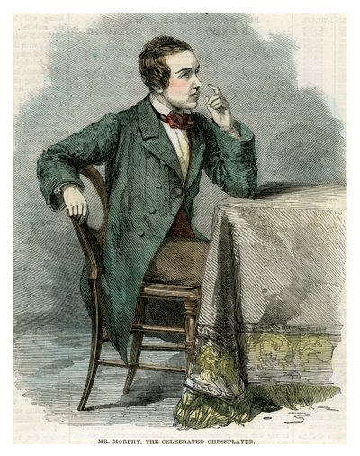 Mr Morphy, the Celebrated Chessplayer by Unbekannt