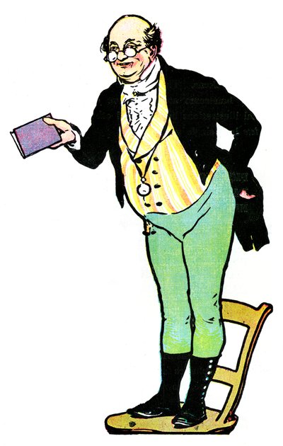 Mr Pickwick, from The Pickwick Papers by Charles Dickens by Unbekannt
