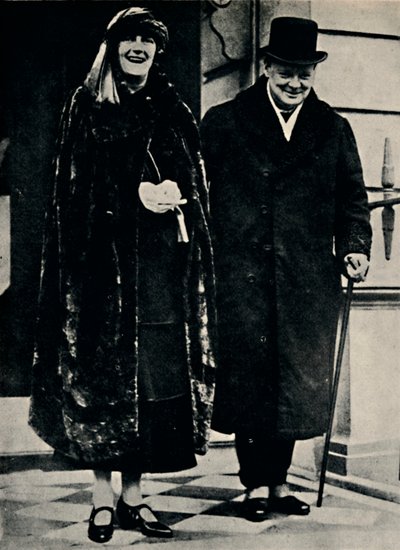 Mr. and Mrs. Churchill in the Early Twenties by Unbekannt
