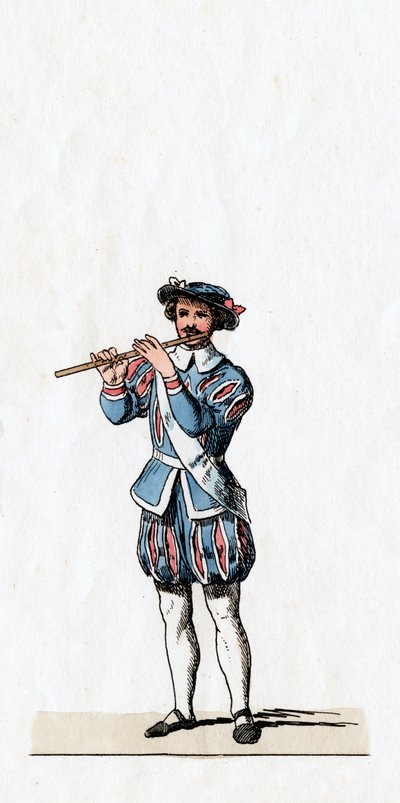 Musician, costume design for Shakespeare