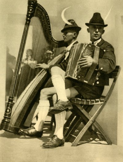 Musicians, Tyrol, Austria by Unbekannt