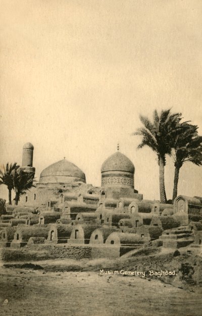 Muslim Cemetery, Baghdad by Unbekannt