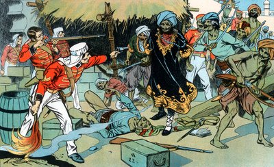 Mutineers Attacking the Magazine at Delhi, Indian Mutiny, 11 May 1857 c1900 by Unbekannt