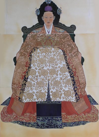 Empress Myeongseong of Korea, 1851-1895 by Unbekannt