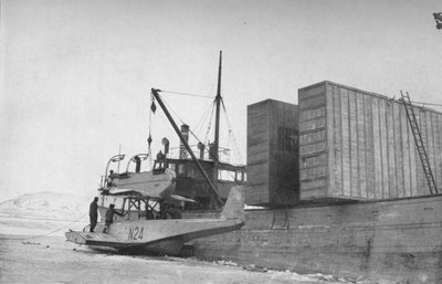 N24 on the Derricks of the Hobby at Kings Bay, c1925, 1928 by Unbekannt