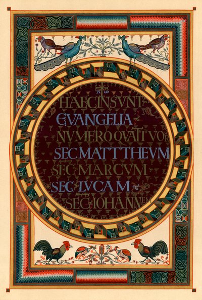 Names of the four Evangelists, c800 AD by Unbekannt