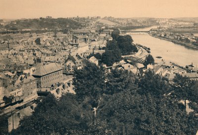 Namur. View of the City and Confluence of Sambre and Meuse by Unbekannt
