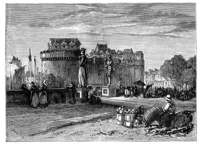Nantes, on the Loire, France, c1890 by Unbekannt