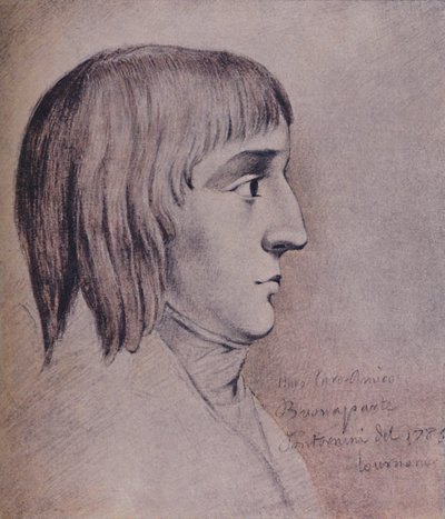 Napoleon Bonaparte in 1785, Aged Sixteen by Unbekannt