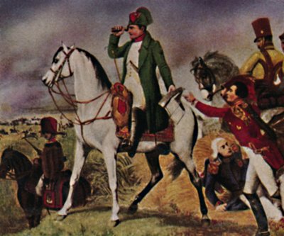 Napoleon I 1769-1821. In the Battle of Wagram by Unbekannt