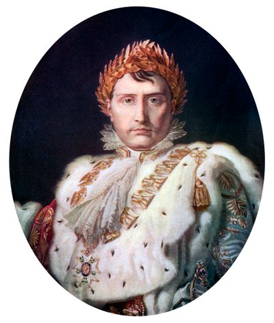 Napoleon I in his coronation robe, c1804, c1920 by Unbekannt