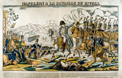 Napoleon at the Battle of Rivoli, 14 January, 1797 by Unbekannt
