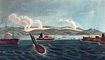 Napoleonic Wars: Battle of Corunna, La Coruna, Spain, 16 January 1809 by Unbekannt