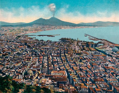 Napoli - Panorama Da S. Martino, View from San Martino by Unbekannt