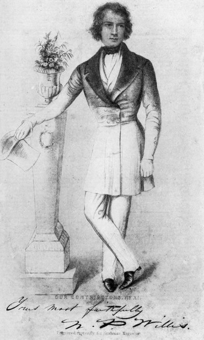 Nathaniel Parker Willis, American author, poet and editor by Unbekannt