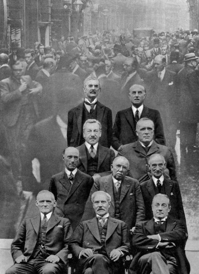 National Government Composed of Members from the Three Main Political Parties by Unbekannt