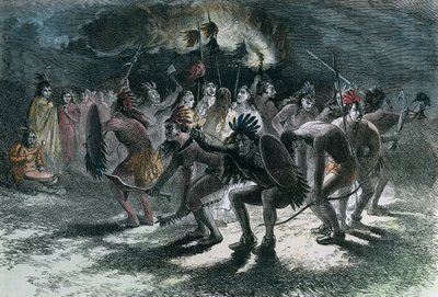Native American Scalp Dance, c1875 by Unbekannt