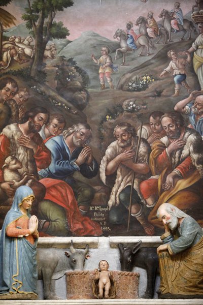 Nativity Scene in Basilica di San Martino by Unbekannt