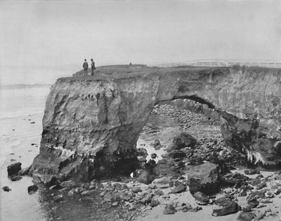 Natural Bridge on the Coast Near Santa Cruz, California by Unbekannt