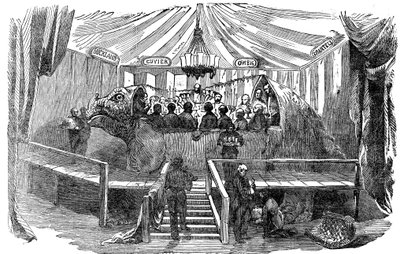 Naturalists Dining Inside a Model of a Dinosaur, Crystal Palace, Sydenham, New Year