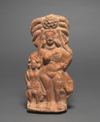 Nature Divinity Yakshi with Dwarf Hermaphrodite, c. 100 BC by Unbekannt