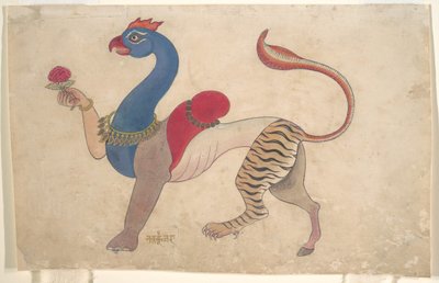 Navagunjara, a Universal Form of Krishna, ca. 1835 by Unbekannt