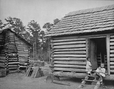Negro Log Huts, Thomasville, Georgia by Unbekannt