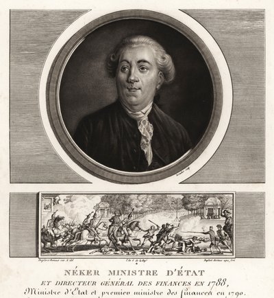 Jacques Necker, Minister of State and Director General of Finances by Unbekannt