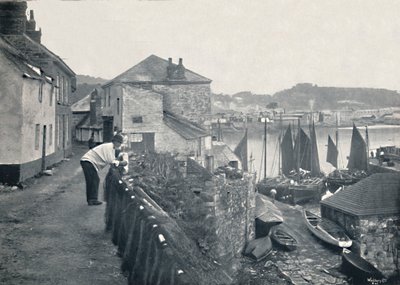 Newlyn - View of the Village and the Harbour by Unbekannt