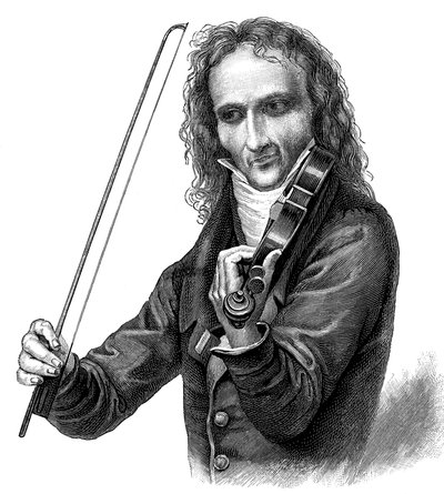 Niccolò Paganini, Italian violinist, violist and composer, 1830s by Unbekannt