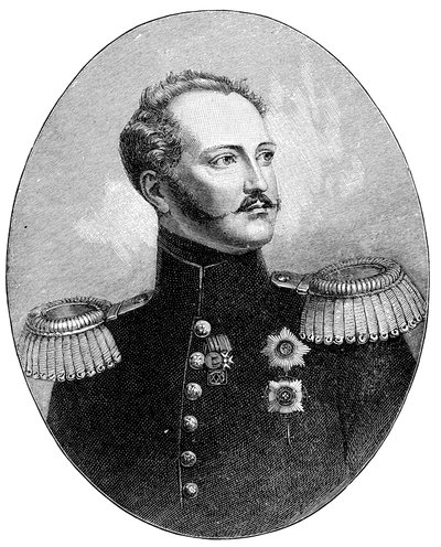 Nicholas I 1796-1855, Tsar of Russia in military uniform by Unbekannt