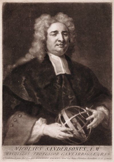 Nicholas Saunderson, English Mathematician by Unbekannt