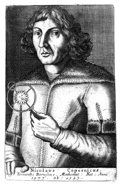 Nicolas Copernicus, Polish astronomer and mathematician by Unbekannt