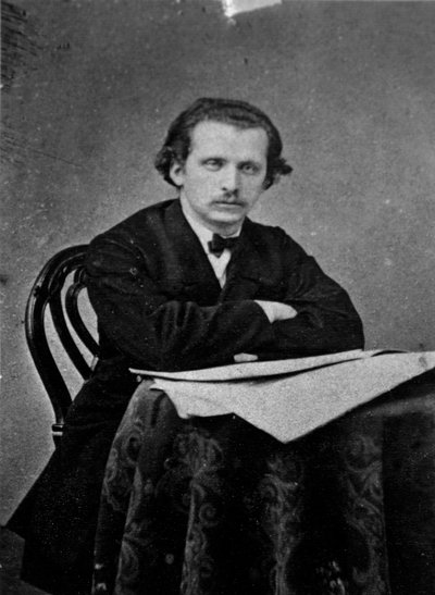 Portrait of Nikolai Rubinstein, Russian Pianist and Composer by Unbekannt