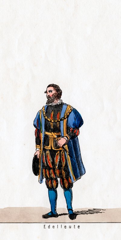 Nobleman, costume design for Shakespeare