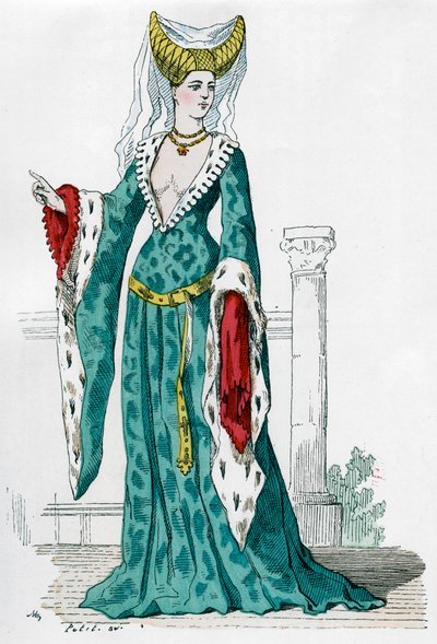Noblewoman of the Time of Charles VI of France, 1380, 1882-1884 by Unbekannt