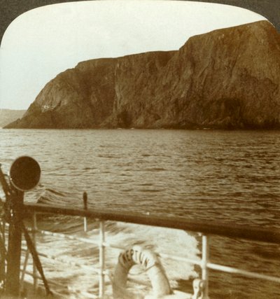 North Cape - from the west - land of the Midnight Sun, near midnight, N. Norway, c. 1905 by Unbekannt