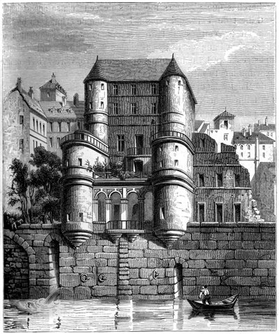 North front of the Hotel des Ursins, Paris by Unbekannt