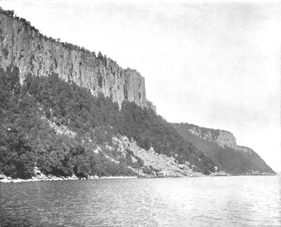 Northern End of the Palisades, Hudson River, USA by Unbekannt