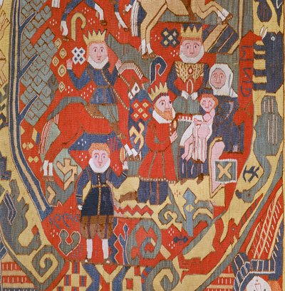Norwegian Tapestry Detail of the 