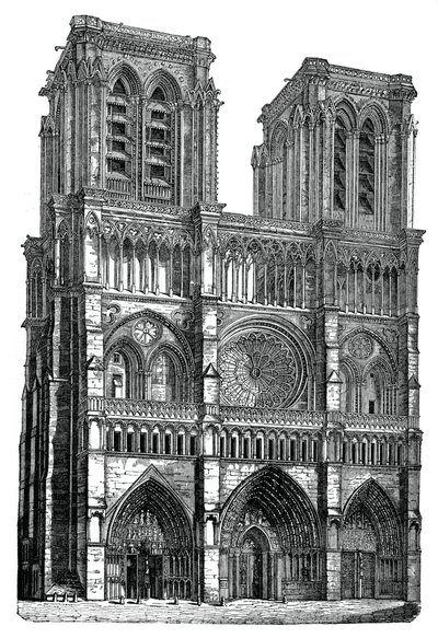 Notre Dame, Paris by Unbekannt