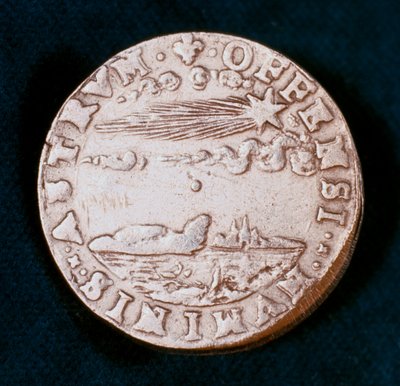 Obverse of a Medal Commemorating the Bright Comet of 1577 by Unbekannt