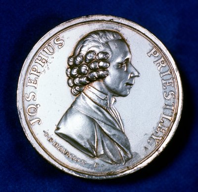Obverse of Commemorative Medal for Joseph Priestley by Unbekannt