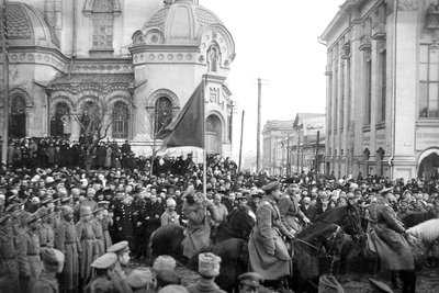 Occupation of Kharkov by the Volunteer Army of General Denikin, Russian Civil War, 1918 by Unbekannt