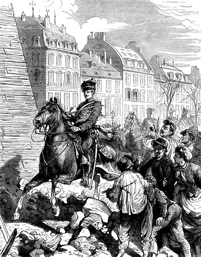 Occupation of Paris by the Germans After the Franco-Prussian War by Unbekannt