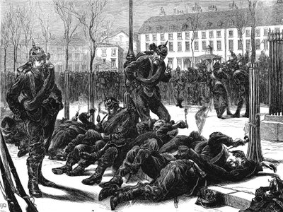 Occupation of Paris by the Germans After the Franco-Prussian War by Unbekannt