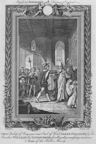 Odo Bishop of Bayeux, Earl of Kent, Taken Prisoner by his Brother William the Conqueror, c1787 by Unbekannt